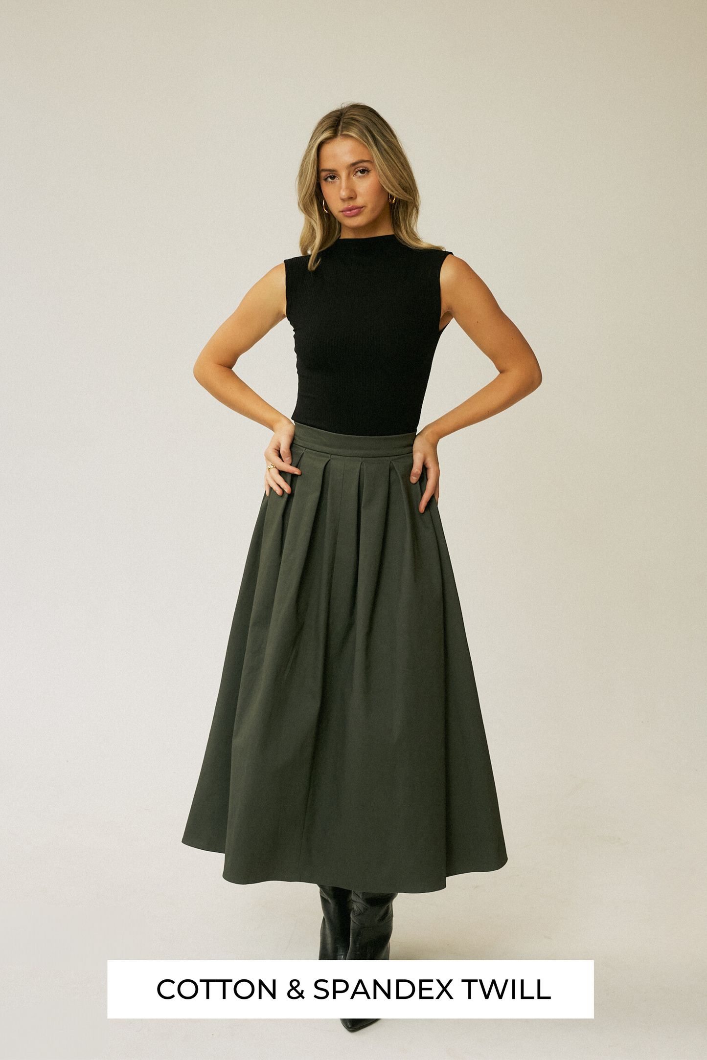 Harlow Pleated Skirt