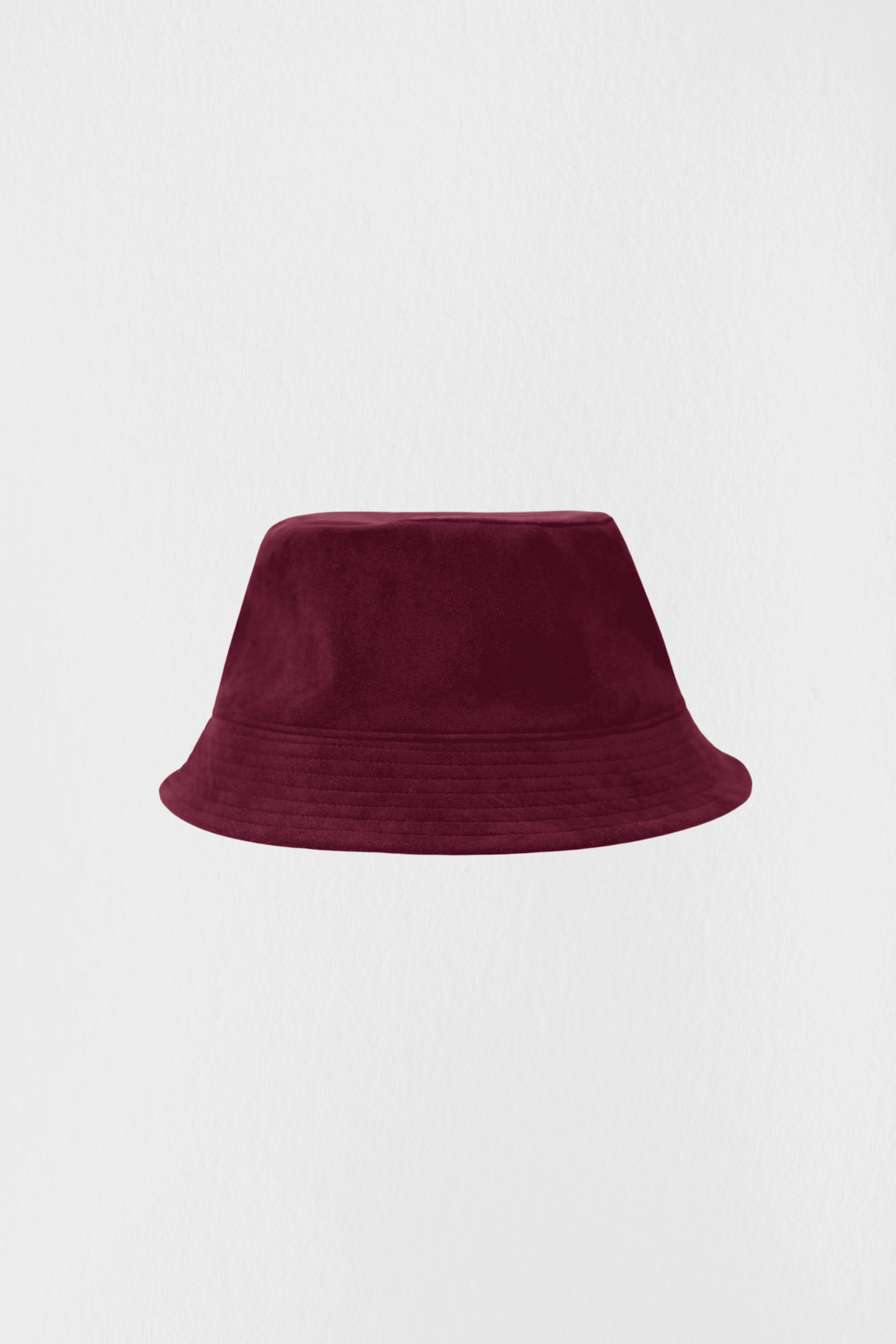 Back of Classic Bucket Hat in Bordeaux colour